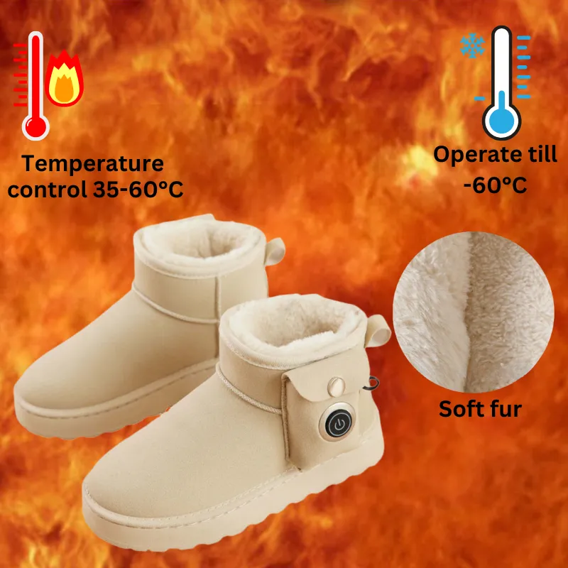 Swiss Winter Foot Warming USB Rechargeable Boots  60°C