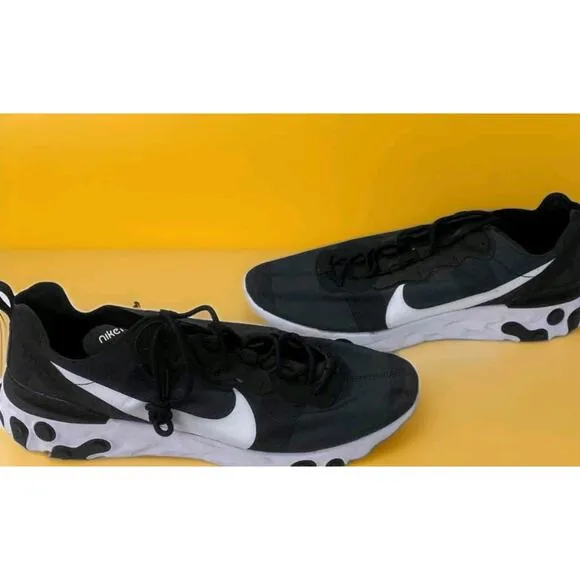 Sz 15 Nike React Element 55 Premium Sunset Running Shoes Excellent Read
