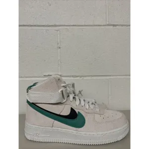 Sz 7.5 Nike Air Force 1 High SE Women's Shoes Sesame-Neptune Green DO9460-100