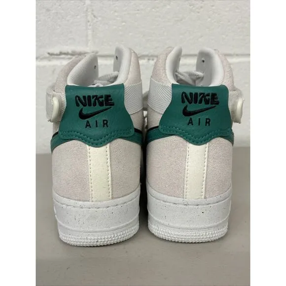 Sz 7.5 Nike Air Force 1 High SE Women's Shoes Sesame-Neptune Green DO9460-100