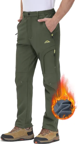 TACVASEN Insulated Waterproof Men's Winter Pants