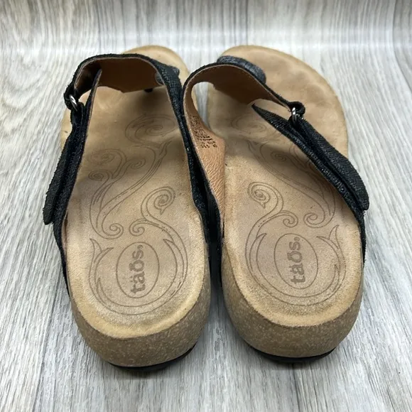 Taos Lucy Thong Sandal Ebony