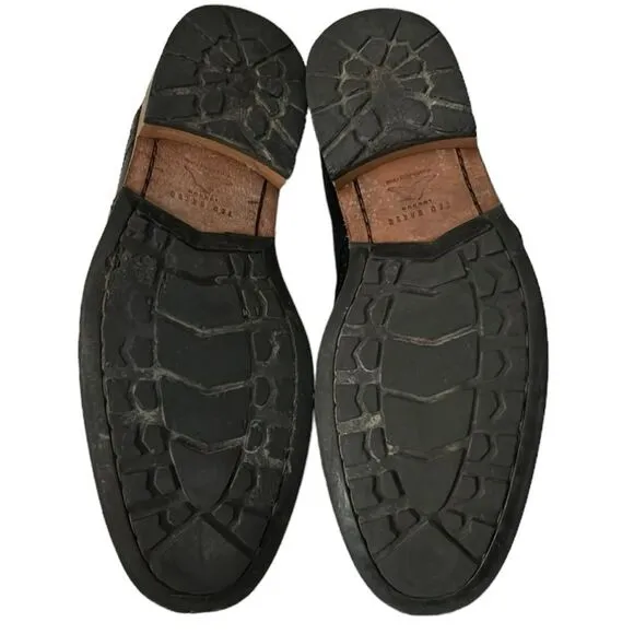 TED BAKER DRESS CASUAL LEISURE WALKING WINGTIP WORK SHOES BLACK SZ 9