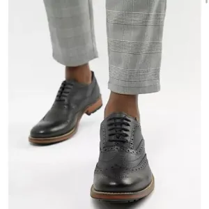 TED BAKER DRESS CASUAL LEISURE WALKING WINGTIP WORK SHOES BLACK SZ 9