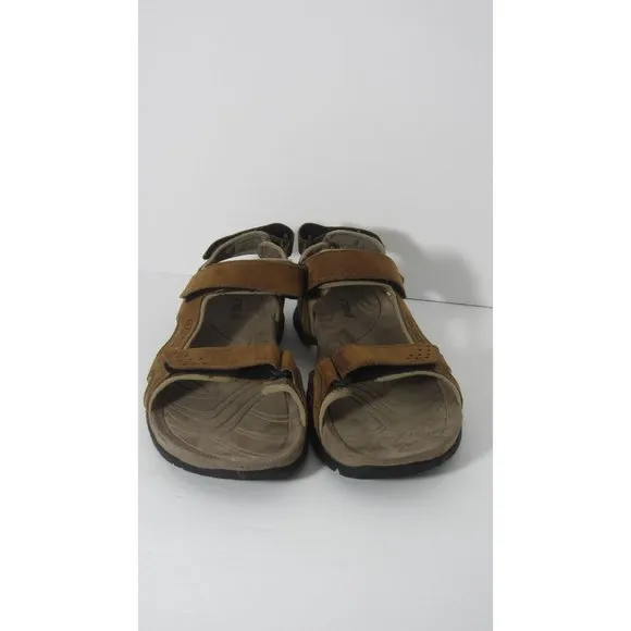 Teva 13 Brown Leather Fossil Canyon Sport Casual Outdoor Adjustable Sandals