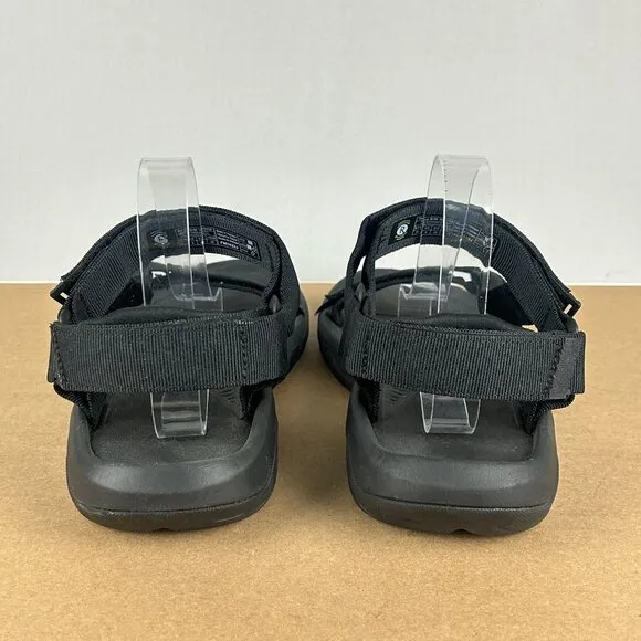 Teva Hurricane XLT2 Sport Sandals Mens 10 Black Hook and Loop Ankle Strap