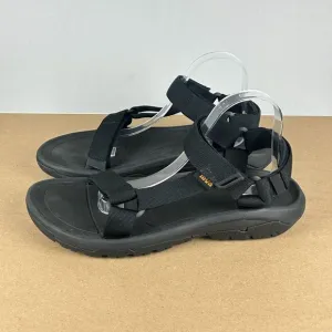 Teva Hurricane XLT2 Sport Sandals Mens 10 Black Hook and Loop Ankle Strap