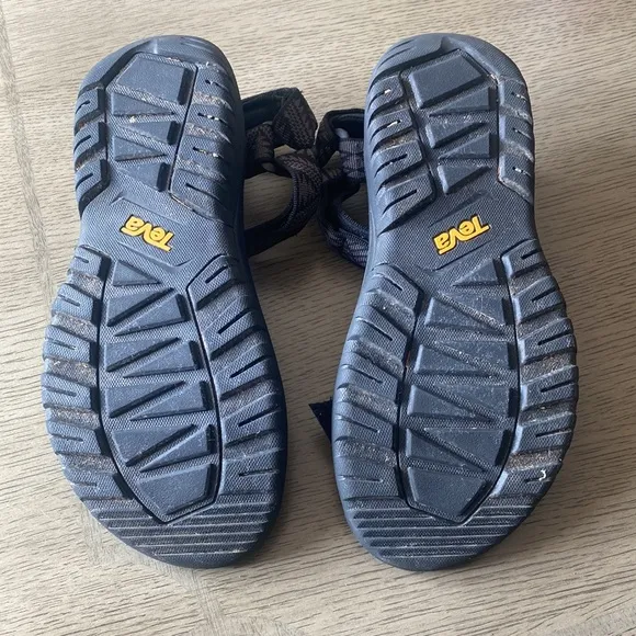 Teva Men's Hurricane XLT 2 Black Gray Strap Outdoor Hiking Sandals US 9
