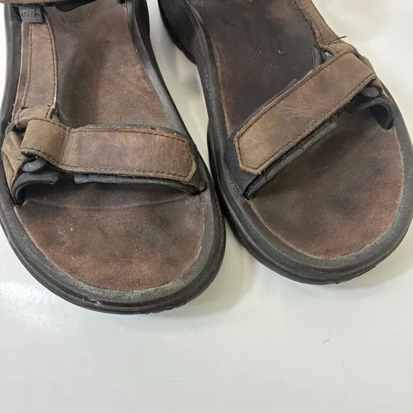 Teva Men’s Terra Fi 4 Leather Hiking Sandals Gorpcore Size 10.5