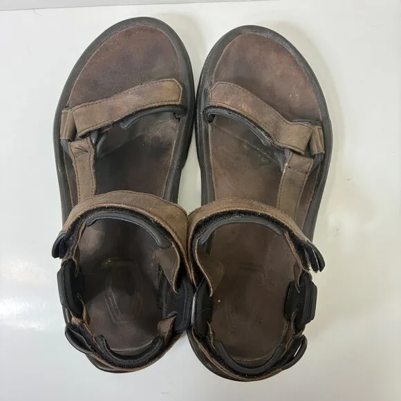 Teva Men’s Terra Fi 4 Leather Hiking Sandals Gorpcore Size 10.5
