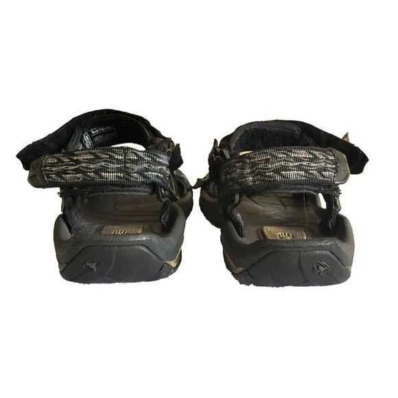 Teva Men's Terra Fi 5 Universal Gray Hook And Loop Hiking Sandals Size 9.5