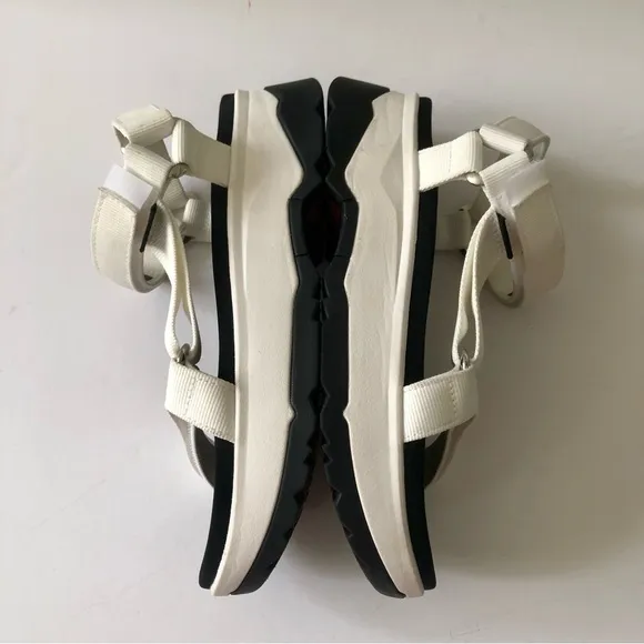 Teva Women's Jadito Universal Sandals Black White Platform Size 7