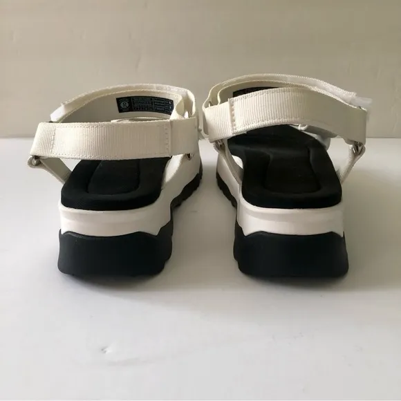 Teva Women's Jadito Universal Sandals Black White Platform Size 7