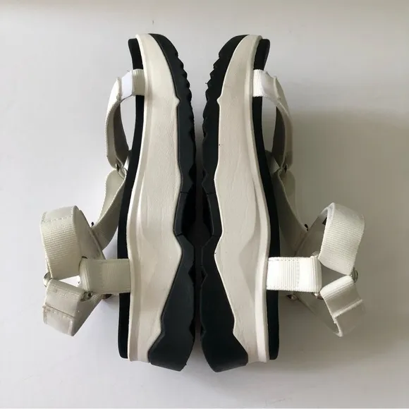 Teva Women's Jadito Universal Sandals Black White Platform Size 7