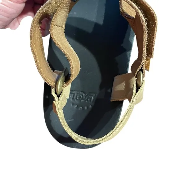 Teva Women's Sandals Midform Universal Leather Sandal Brown Outdoor Comfort 10