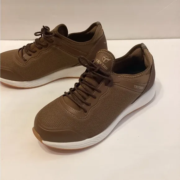TEYTAP Unisex Shoes New Waterproof Steel Toe Size 8