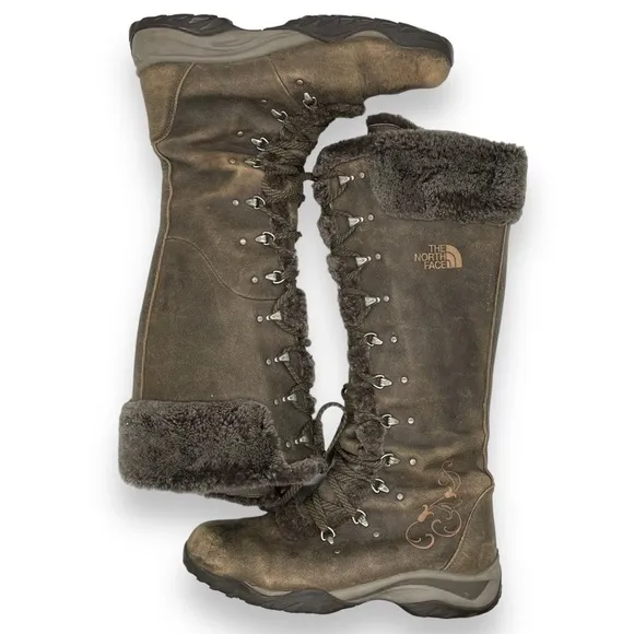 The North Face Adrianne boots lace up women’s size 9.5 outdoor winter snow shoes