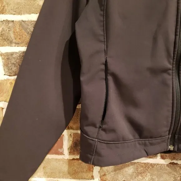 The North Face TNF Apex Bionic Lined Jacket Women's Sz Small Black Soft Shell