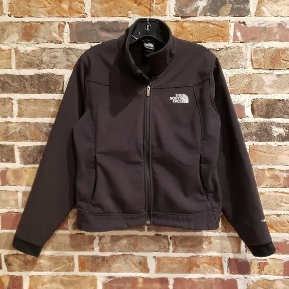 The North Face TNF Apex Bionic Lined Jacket Women's Sz Small Black Soft Shell