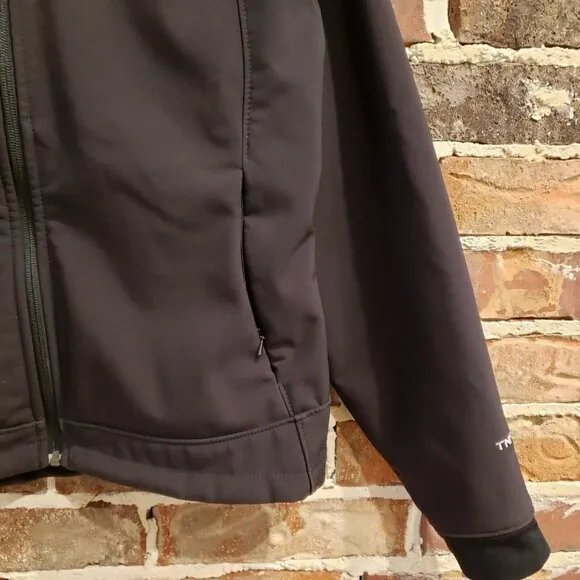 The North Face TNF Apex Bionic Lined Jacket Women's Sz Small Black Soft Shell