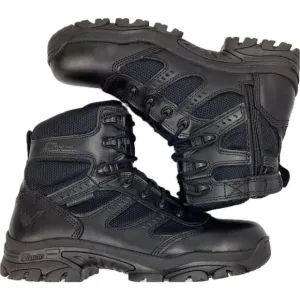 Thorogood Deuce Z-Trac Boots Men's 834-6218 Black 6&quot; Sz 11 Waterproof Side Zip