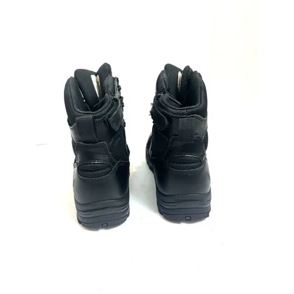 Thorogood Deuce Z-Trac Boots Men's 834-6218 Black 6&quot; Sz 11 Waterproof Side Zip