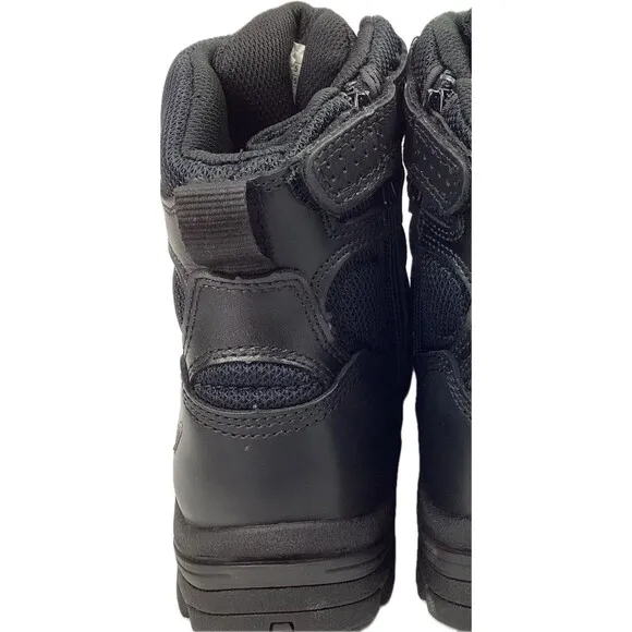 Thorogood Deuce Z-Trac Boots Men's 834-6218 Black 6&quot; Sz 11 Waterproof Side Zip