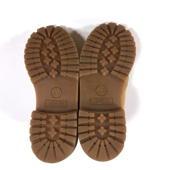 Timberland 6&quot; ReBOTL Boots Kids Size 5 Women's Size 6.5 Tan Waterproof A2DZX