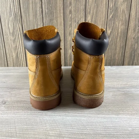Timberland Boys  PREMIUM WATERPROOF BOOTS Wheat 12909 Size: 6