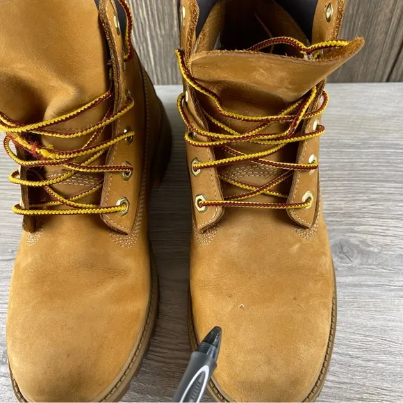 Timberland Boys  PREMIUM WATERPROOF BOOTS Wheat 12909 Size: 6