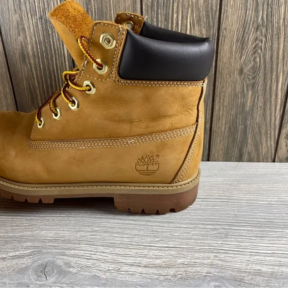 Timberland Boys  PREMIUM WATERPROOF BOOTS Wheat 12909 Size: 6