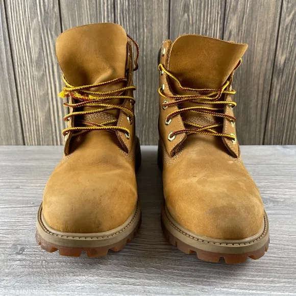 Timberland Boys  PREMIUM WATERPROOF BOOTS Wheat 12909 Size: 6