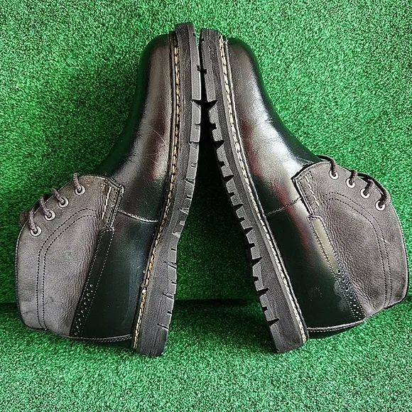 Timberland Britton Hill Chukka Boots Black Waterproof Leather Mens Size 8