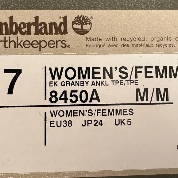 Timberland EK Granby 8450A Taupe Sherpa Zip Waterproof Ankle Boots Womens 7