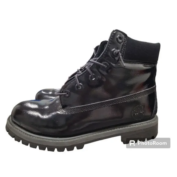 Timberland Junior 6 Inch Premium Waterproof Boot Black‎ size 7