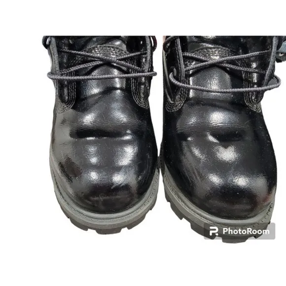 Timberland Junior 6 Inch Premium Waterproof Boot Black‎ size 7