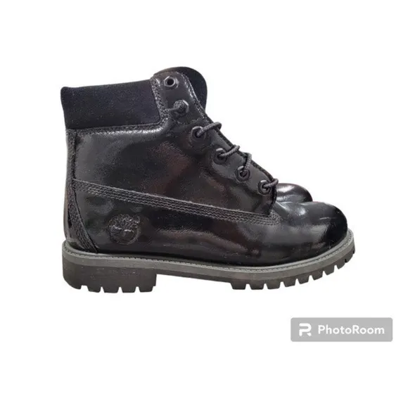 Timberland Junior 6 Inch Premium Waterproof Boot Black‎ size 7
