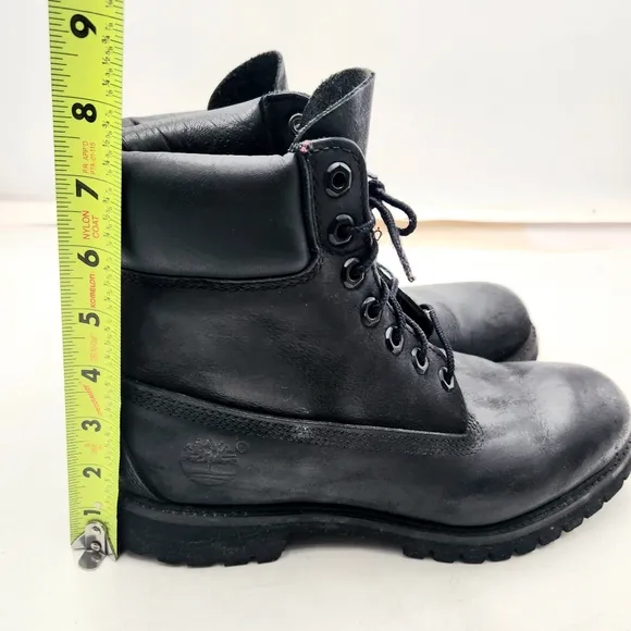 Timberland Mens 8 Premium Black Nubuck 6 Inch Boots 400 gram Waterproof 10073