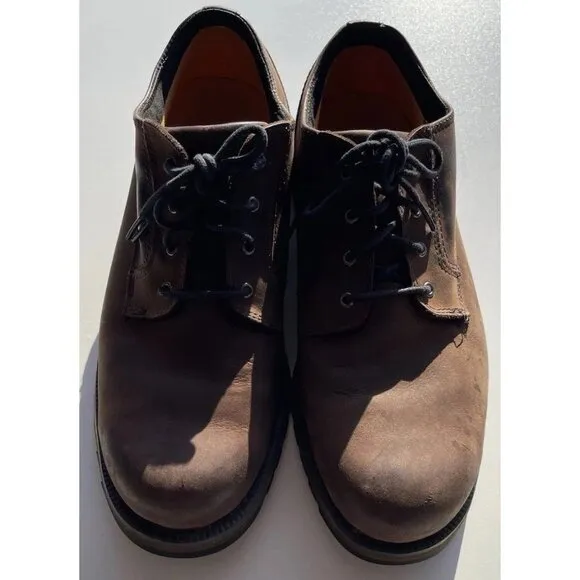 Timberland Mens Size 10 Brown Leather Waterproof Lace Up Oxford Shoes 9632A