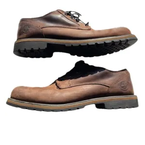 Timberland Mens Size 10 Brown Leather Waterproof Lace Up Oxford Shoes 9632A