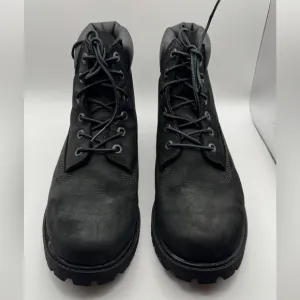 Timberland Nubuck Waterproof Boots in Black, Boys Size 7