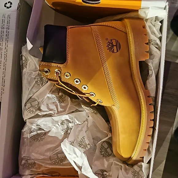 Timberland Premium 6&quot; Waterproof  Boots in Wheat Nubuck