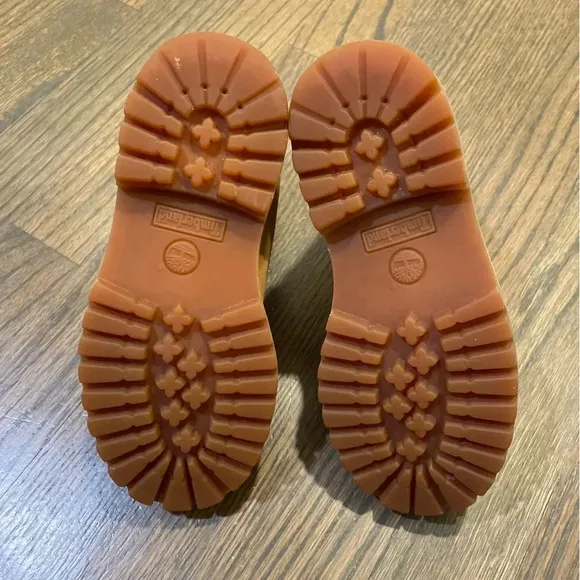 Timberland Toddlers Premium Nubuck Boots Wheat/Brown Waterproof Size 11