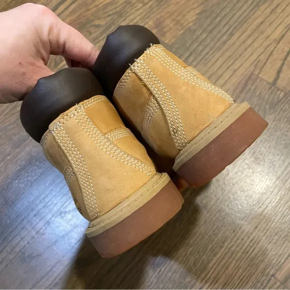 Timberland Toddlers Premium Nubuck Boots Wheat/Brown Waterproof Size 11