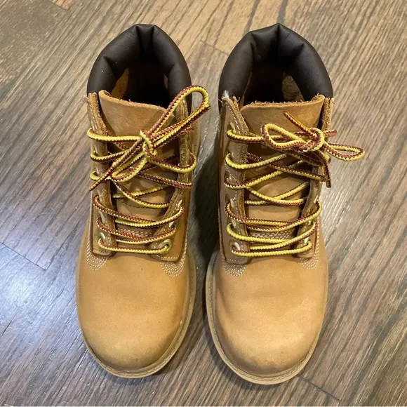 Timberland Toddlers Premium Nubuck Boots Wheat/Brown Waterproof Size 11