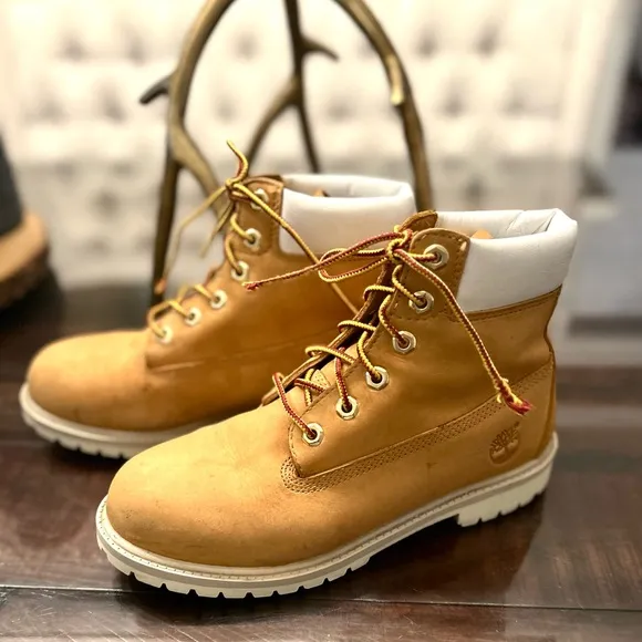 Timberland Wheat White Waterproof Boots
