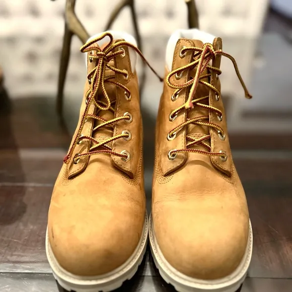 Timberland Wheat White Waterproof Boots