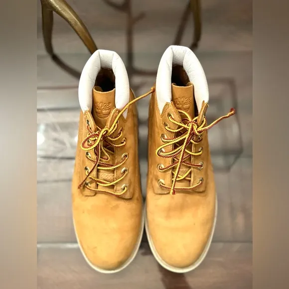 Timberland Wheat White Waterproof Boots