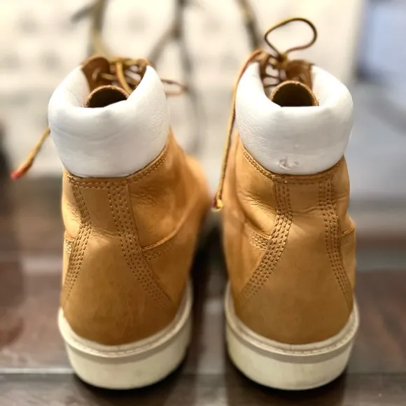 Timberland Wheat White Waterproof Boots