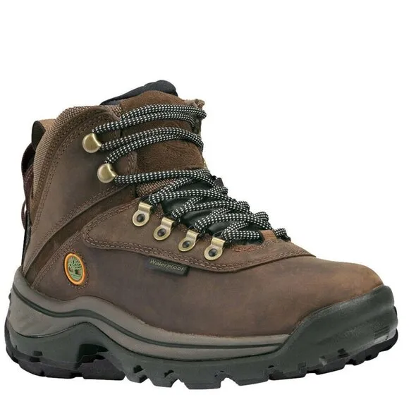 Timberland Women's White Ledge Waterproof Dk Brown Full Grain Hiking Boots 12668